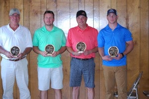 The second-place team was composed of Andy Lipscomb, Chad Lipscomb, Kenny Begal and Sam Back.