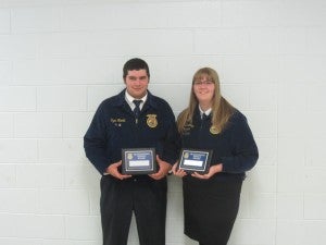2016 Outstanding Student in Agriculture Production Award Recipients