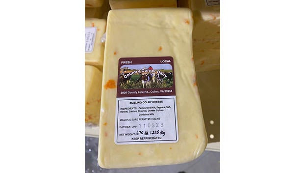 County Corner Dairy cheese