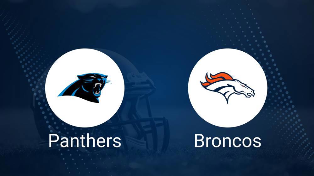 Where to Watch Panthers vs. Broncos on TV or Streaming Live Oct. 27